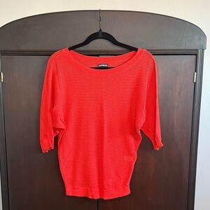 Express Vibrant Lightweight Knit Sweater